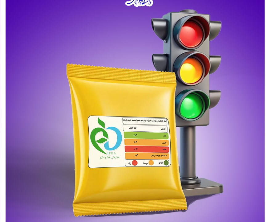 تغذیه سالم با چراغ راهنما